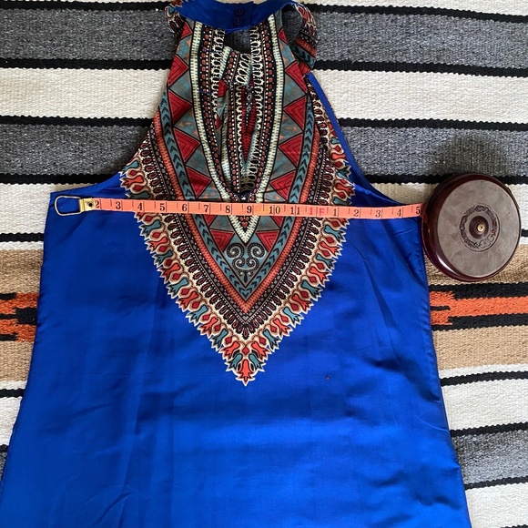 Band of Gypsies High Neck Scarf/Shift Dress SIZE M - Picture 5 of 13